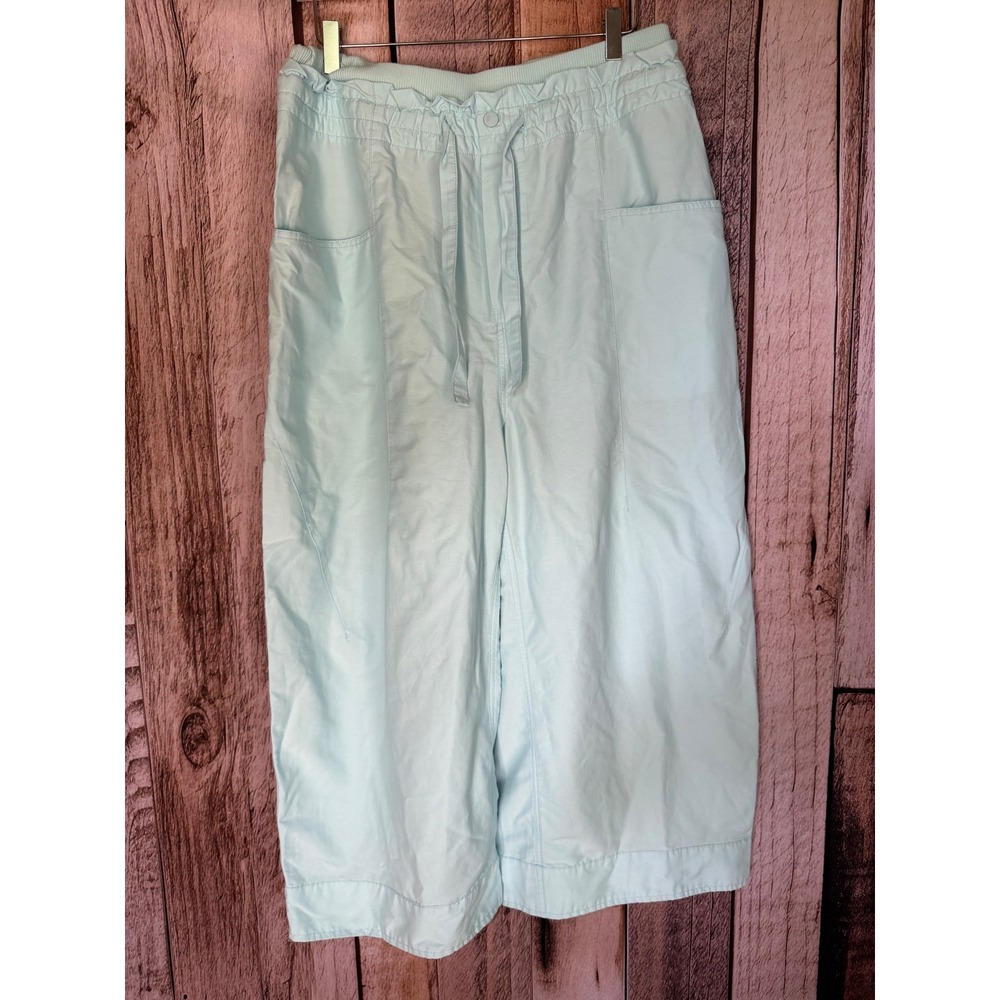 Free People Movement Utility Cropped Wide Leg Pants Coastal Resortwear Large